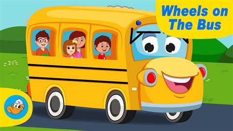 The Wheels On The Bus Nursery Rhyme The Wheels On The Bus with Lyrics and Music. The Wheels on the Bus is a very popular children`s song. It is sung with different verses, and it excists many variations. We suggest that you try the verses listed below. And remember that you also can make up your own verses...
